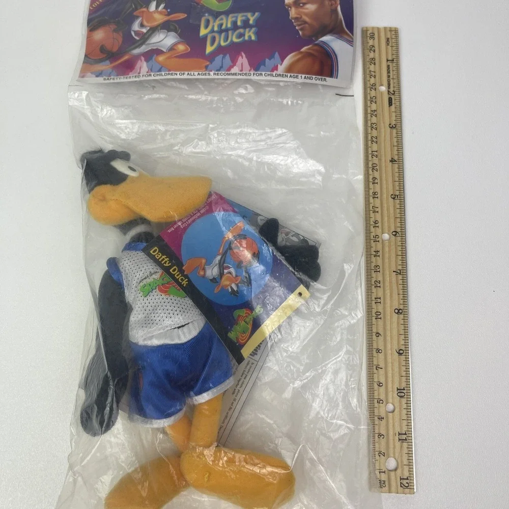 Vintage 1996 Space Jam Daffy Duck Plush Toy McDonalds‎ Looney Tunes